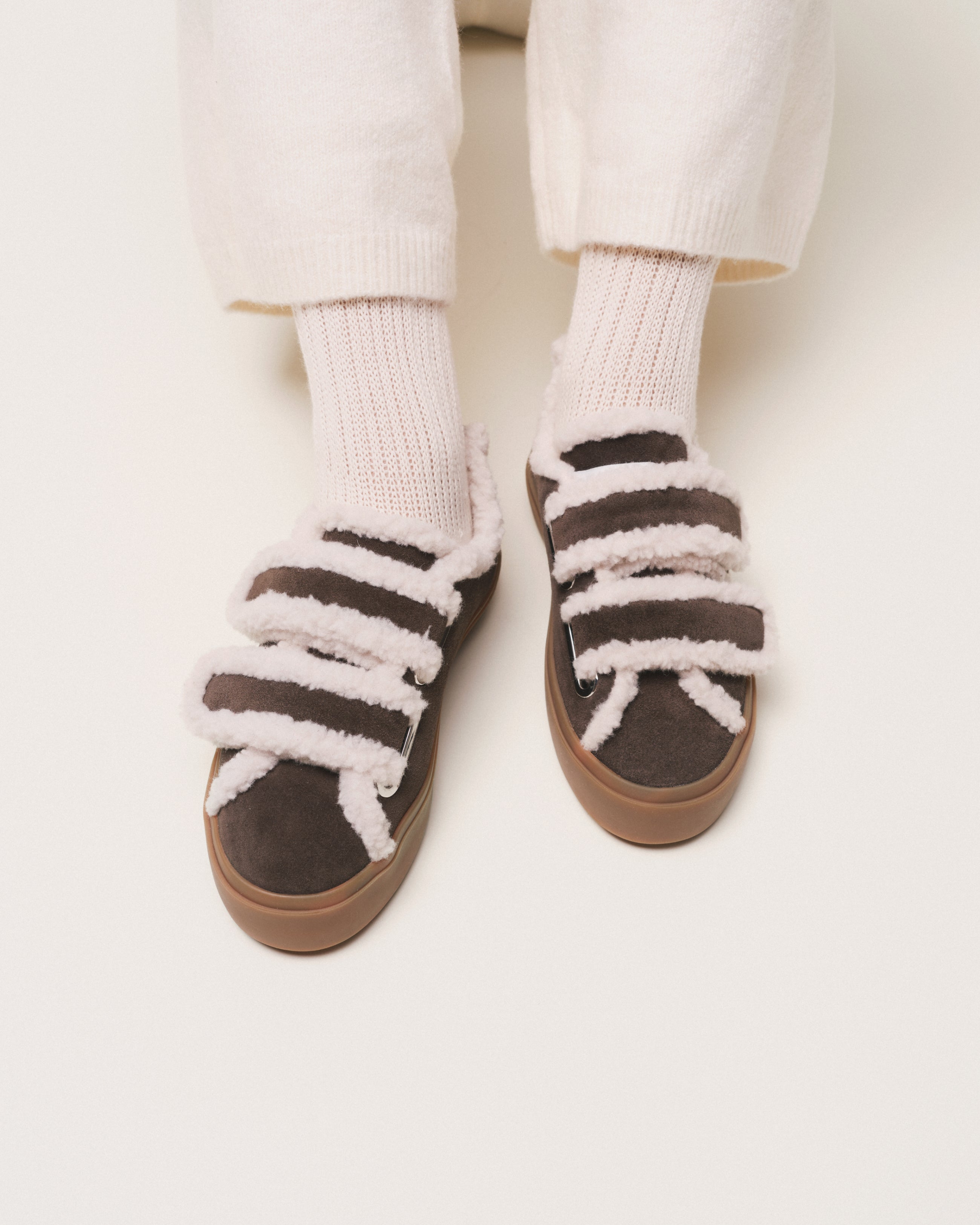 Shearling Low Velcro