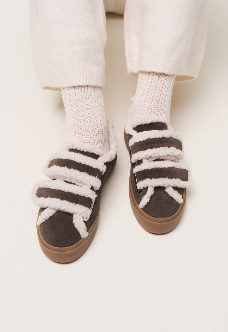 Shearling Low Velcro